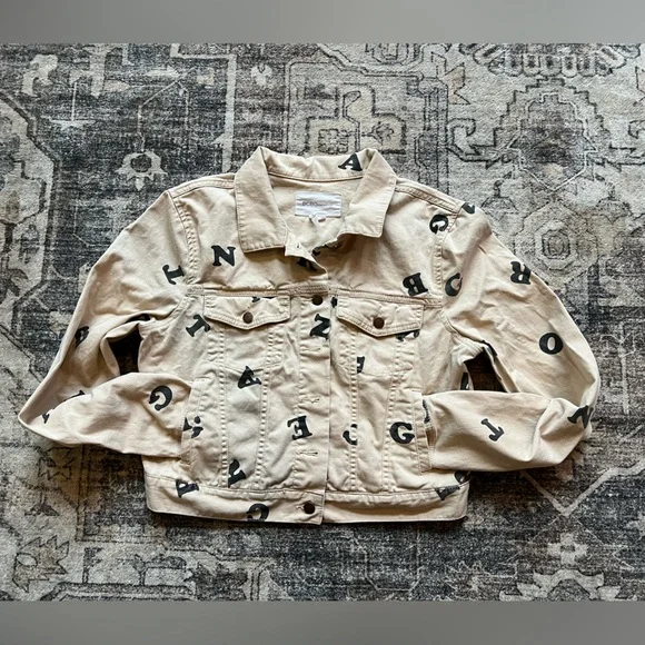 BCBGeneration Cropped Canvas Jacket Womens Size Large‎ - Picture 6 of 8